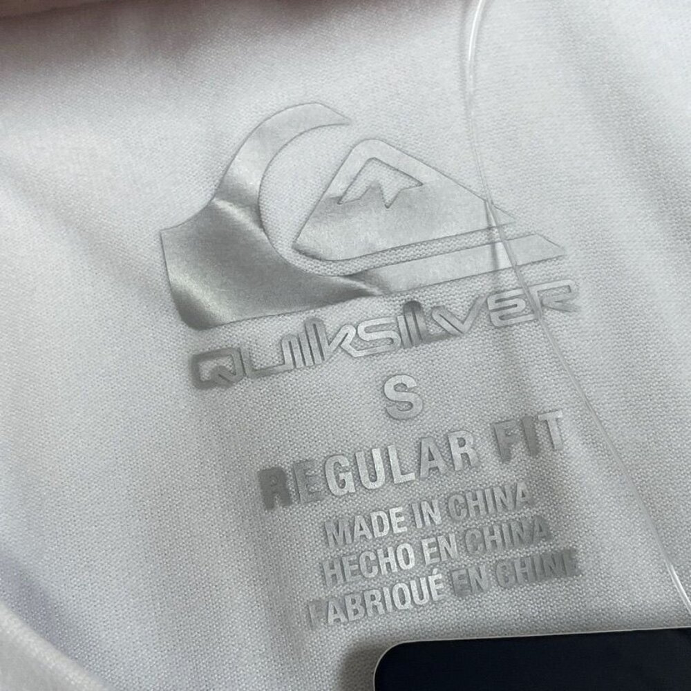 Quiksilver Mens S White Performance T-Shirt 6763 - Picture 4 of 8